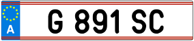 Truck License Plate